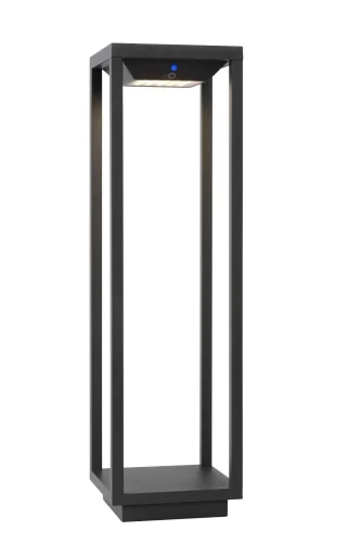 Парковый светильник Тенсо (Tenso) 27892/02/30 Lucide уличный IP54 чёрный на 1 лампу, плафон чёрный в стиле хай-тек ЛЕД