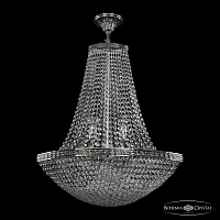 Люстра потолочная хрустальная 19323/H2/55IV NB Bohemia Ivele Crystal прозрачная на 6 ламп, основание никель в стиле классический sp