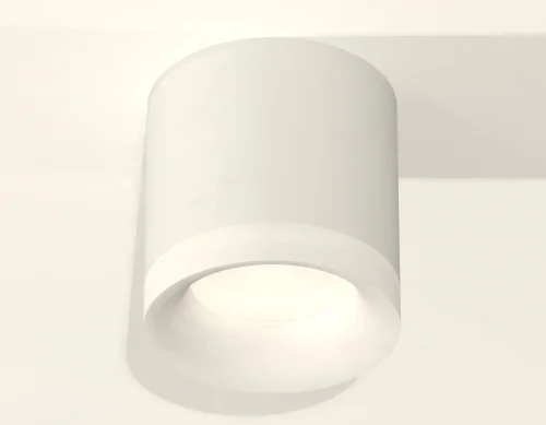 Светильник накладной Techno spot XS7401044 Ambrella light белый 1 лампа, основание белое в стиле хай-тек модерн круглый фото 2