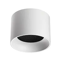 Светильник накладной Gemini 371009 Novotech белый на 1 лампу, основание белое в стиле современный хай-тек круглый