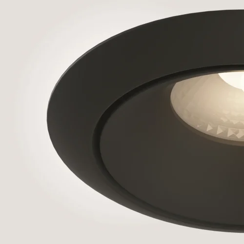 Светильник точечный LED Yin DL031-L12W3K-D-B Maytoni чёрный на 1 лампу, основание чёрное в стиле хай-тек современный фото 11