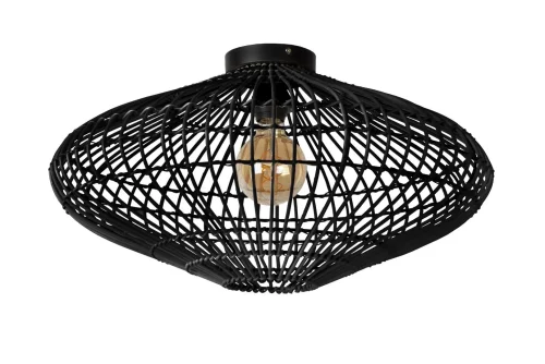 Светильник потолочный Magali 03135/56/30 Lucide чёрный 1 лампа, основание чёрное в стиле скандинавский  фото 2
