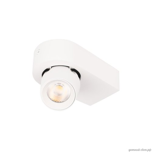 Светильник накладной LED Quiet 10320 White LOFT IT белый 1 лампа, основание белое в стиле современный хай-тек прямоугольный