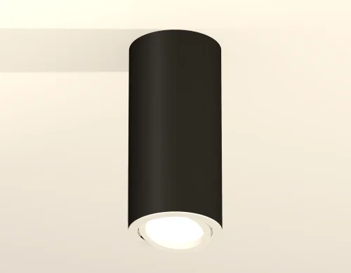 Светильник накладной XS7443001 Ambrella light чёрный 1 лампа, основание чёрное в стиле хай-тек современный круглый фото 2