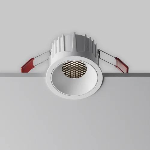 Светильник точечный LED Alfa LED DL043-01-15W4K-RD-W-1 Maytoni белый на 1 лампу, основание белое в стиле современный хай-тек круглый фото 2