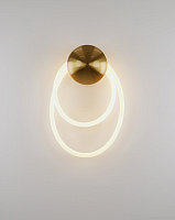 Бра LED True V10682-WL Moderli белый 1 лампа, основание золотое в стиле современный хай-тек 