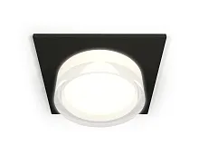 Светильник точечный Techno spot XC6521066 Ambrella light белый 1 лампа, основание чёрное в стиле хай-тек современный квадратный