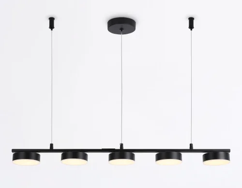 Светильник подвесной LED FL51734 Ambrella light чёрный 1 лампа, основание чёрное в стиле современный хай-тек  фото 4