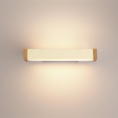 Бра LED Riviera 5450/10WL Odeon Light белый на 1 лампу, основание латунь в стиле классический современный фото 4 Бра LED Riviera 5450/10WL Odeon Light белый на 1 лампу, основание латунь в стиле классический современный фото 4