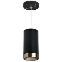 Светильник подвесной Rullo RP437431 Lightstar чёрный 1 лампа, основание чёрное в стиле модерн 
