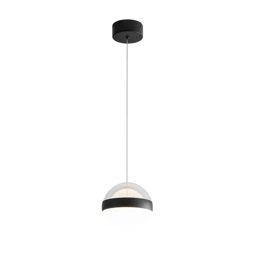 Светильник подвесной LED Roni 5075/12L Odeon Light белый 1 лампа, основание чёрное в стиле современный шар встраиваемый фото 4