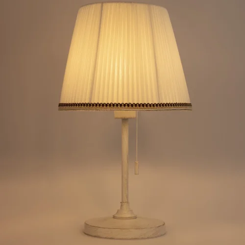 Настольная лампа Линц CL402720 Citilux белая 1 лампа, основание патина белое металл в стиле классический прованс  фото 5