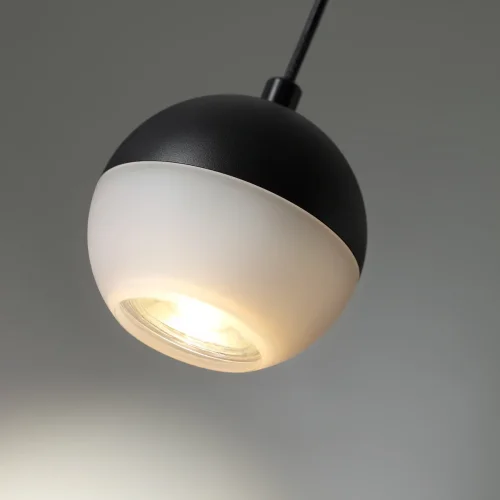 Светильник подвесной встраиваемый Garn 370814 Novotech белый 1 лампа, основание чёрное в стиле современный  фото 5