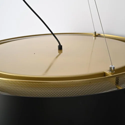 Светильник подвесной LED Casing 101409-26 ImperiumLoft золотой чёрный 1 лампа, основание чёрное в стиле современный  фото 2