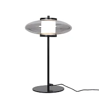 Настольная лампа LED Rulle 4373-1T Favourite чёрная серая 1 лампа, основание чёрное металл в стиле современный 