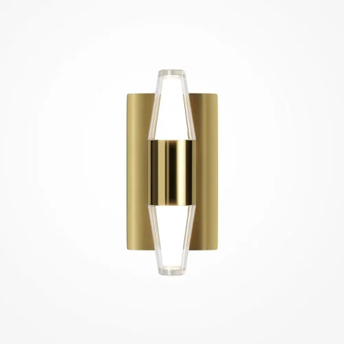 Бра LED Arana MOD401WL-L6BS3K Maytoni белый на 1 лампу, основание латунь в стиле современный хай-тек 