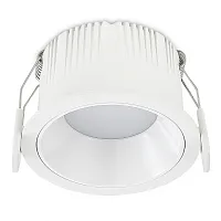 Светильник точечный LED ST755.538.07 ST-Luce белый 1 лампа, основание белое в стиле современный 
