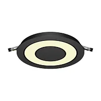 Светильник точечный LED Vector 2700K 12Вт 100° DL102-12W2.7K-B Maytoni чёрный на 1 лампу, основание чёрное в стиле хай-тек современный круглый
