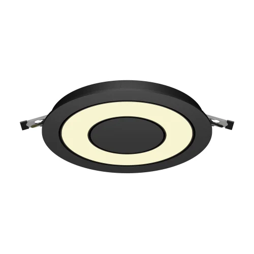 Светильник точечный LED Vector 2700K 12Вт 100° DL102-12W2.7K-B Maytoni чёрный на 1 лампу, основание чёрное в стиле современный хай-тек круглый