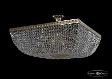 Люстра потолочная хрустальная 19112/80IV G Bohemia Ivele Crystal прозрачная на 16 ламп, основание золотое в стиле классический sp