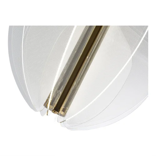 Светильник подвесной LED Fesale SL6509.203.01 ST-Luce прозрачный 1 лампа, основание золотое в стиле современный  фото 4