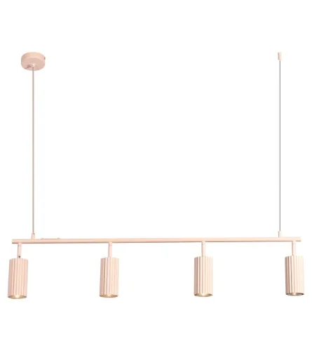 Светильник подвесной Cora V11781-4P Moderli розовый на 4 лампы, основание розовое в стиле минимализм современный линейный фото 2 Светильник подвесной Cora V11781-4P Moderli розовый на 4 лампы, основание розовое в стиле минимализм современный линейный фото 2