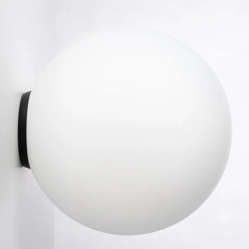 Светильник потолочный Ron CL941D25B5 Citilux белый на 1 лампу, основание чёрное в стиле современный шар фото 2 Светильник потолочный Ron CL941D25B5 Citilux белый на 1 лампу, основание чёрное в стиле современный шар фото 2