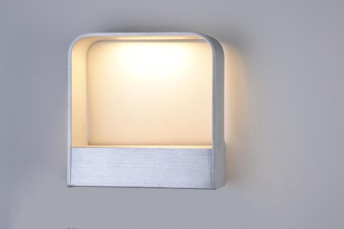Бра LED Casteli VL8117W11 Vele Luce серый на 1 лампа, основание серое в стиле хай-тек  фото 3