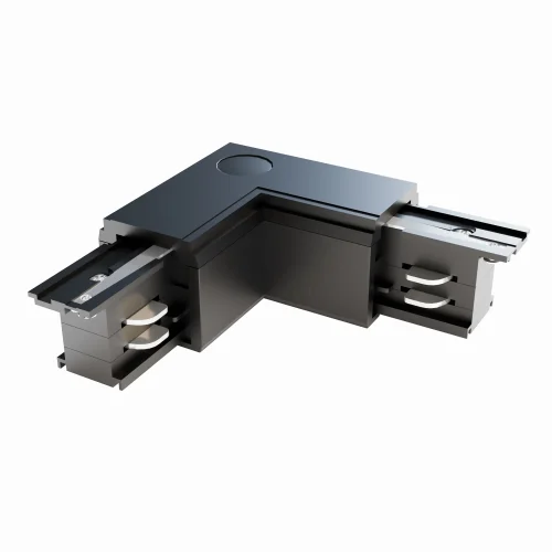 Коннектор для шинопровода 3 phase track system TRA005CL-31B-L Maytoni чёрный в стиле для светильников серии 3 Phase Track System подвесной накладной trinity трёхфазный трёхфазный фото 5