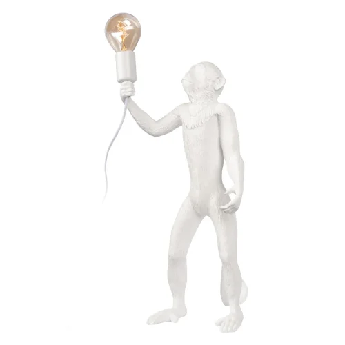 Настольная лампа Monkey 10314T/B LOFT IT без плафона 1 лампа, основание белое смола в стиле современный животные фото 5
