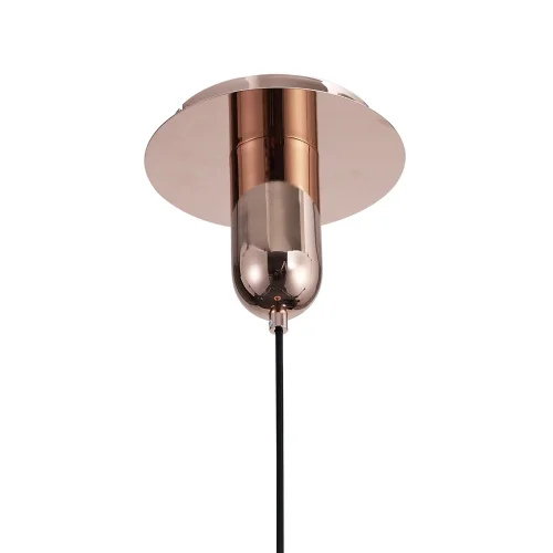 Светильник подвесной лофт JARRAS 6196 Mantra прозрачный медь 1 лампа, основание медь в стиле лофт выдувное фото 6