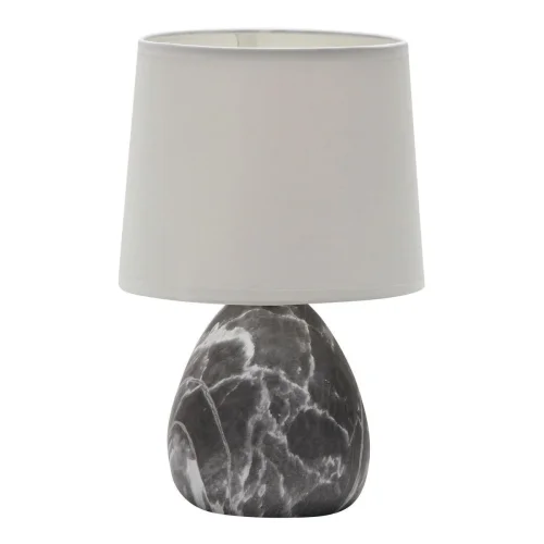 Настольная лампа 10163/L Black Escada белая 1 лампа, основание белое серое керамика в стиле современный 