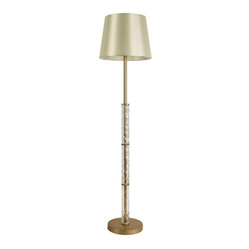 Торшер Hefestos 2945-1F F-promo  бежевый 1 лампа, основание матовое золото в стиле модерн
