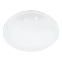 Светильник потолочный LED Frania-Ip 902077 Eglo белый на 1 лампу, основание белое в стиле современный круглый