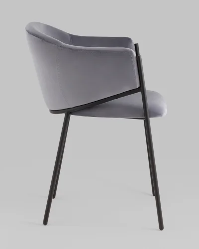 Стул Brace велюр серый УТ000039130 Stool Group, /, ножки//, размеры - *780***560*560 фото 6
