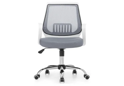 Компьютерное кресло Ergoplus light gray / white 15209 Woodville, серый/сетка, ножки/металл/хром, размеры - *1010***570*630 фото 2
