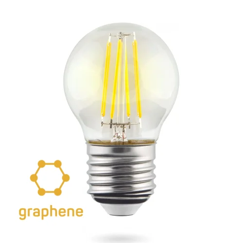 Лампа LED Crystal Graphene 7138 Voltega VG10-G45E27warm9W-F  E27 6,5вт фото 2