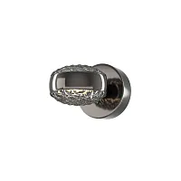 Бра LED Mind MOD299WL-L10BC3K Maytoni серый на 1 лампу, основание чёрное в стиле современный шар