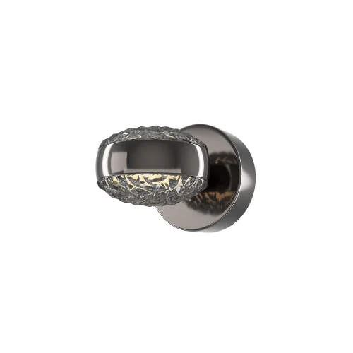 Бра LED Mind MOD299WL-L10BC3K Maytoni серый на 1 лампу, основание чёрное в стиле современный шар