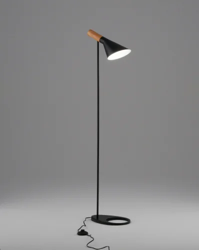 Торшер Turin V11334-1F Moderli чёрный на 1 лампу, основание чёрное в стиле современный скандинавский хай-тек кантри Торшер Turin V11334-1F Moderli чёрный на 1 лампу, основание чёрное в стиле современный скандинавский хай-тек кантри