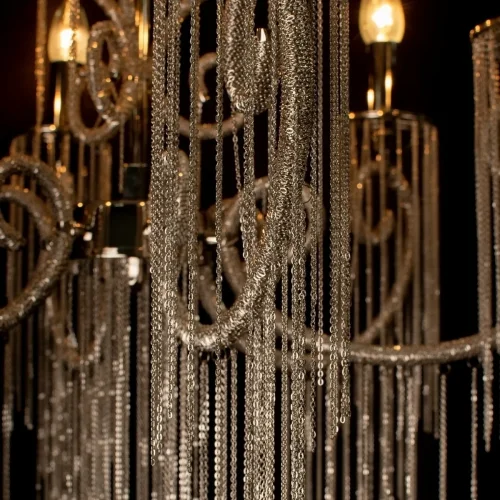 Люстра подвесная Wonderland 10405/6 LOFT IT без плафона на 6 ламп, основание никель в стиле арт-деко фото 5