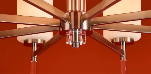 Люстра на штанге Chic FR2031PL-08N Freya белая на 8 ламп, основание никель в стиле классический фото 9 Люстра на штанге Chic FR2031PL-08N Freya белая на 8 ламп, основание никель в стиле классический фото 9