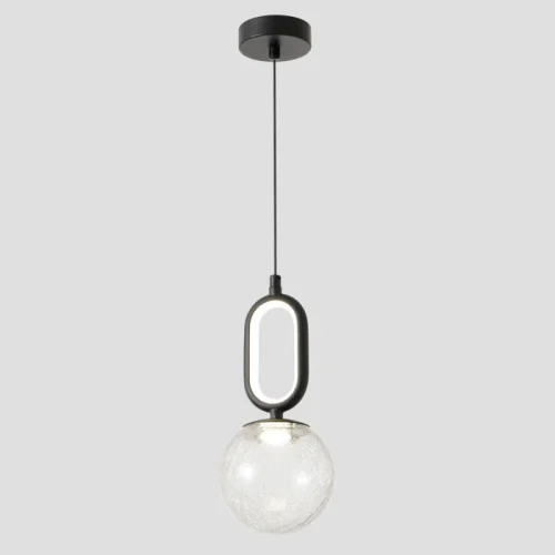 Светильник подвесной ЛЕД CATKIN SP1.1 Crystal Lux белый на 1 лампу, основание чёрное в стиле современный фото 3 Светильник подвесной ЛЕД CATKIN SP1.1 Crystal Lux белый на 1 лампу, основание чёрное в стиле современный фото 3