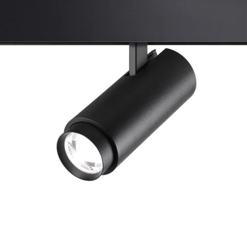 Трековый светильник для низковольтного шинопровода Flum 359207 Novotech чёрный для шинопроводов серии Flum фото 3