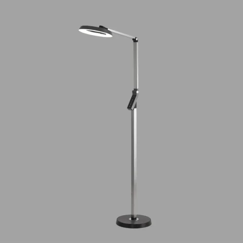Торшер LED Genri 8332/15FL Lumion для чтения серый на 1 лампу, основание серое в стиле современный хай-тек фото 4