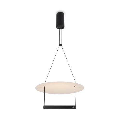 Светильник подвесной LED Ambience MOD280PL-L23B3K Maytoni белый чёрный на 1 лампу, основание чёрное в стиле современный хай-тек отражённый свет