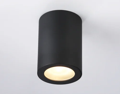 Светильник накладной TN22799 Ambrella light чёрный 1 лампа, основание чёрное в стиле хай-тек современный круглый фото 2