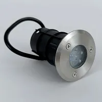 Встраиваемый светильник уличный LED Picco M LH062022 LightHall уличный IP67 бежевый на 1 лампу, плафон серый в стиле современный LED