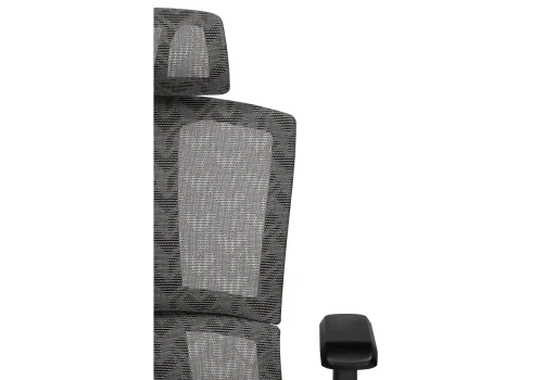 Компьютерное кресло Lanus gray / black 15567 Woodville, серый/ткань, ножки/пластик/чёрный, размеры - *1270***680*620 фото 7