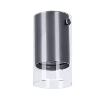 Светильник накладной Lazio A5365PL-1SS Arte Lamp матовый серебро на 1 лампу, основание матовое серебро в стиле современный 